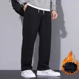 남성 트레이닝팬츠 겨울 기모 조거바지 일자핏 2색상