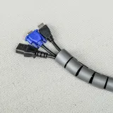 5m 스피드 전선정리 스네이크 커버(22mm) (그레이)