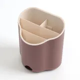 접착식 PP 물빠짐 수저통 2p세트 젓가락 숟가락 꽂이