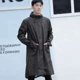 메이레인 남녀공용 레인코트 패커블 캠핑 비옷 블랙