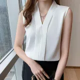 민소매 나시 블라우스 4가지 컬러 옵션 선택 가능