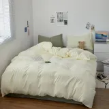 침구 매트리스 침대 이불 매트리스 커버 세트 밀크빈