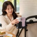 유모차 컵홀더 스마트폰 거치대 2in1 마운트 용품