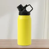 위드미 이중스텐 보온병(750ml) (옐로우) 소풍 보냉병