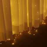 LED 200구 USB 반딧불 커튼전구 리모콘포함
