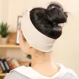 [엔젤슈슈] 리본 골지 터번 헤어밴드 와이드 머리띠
