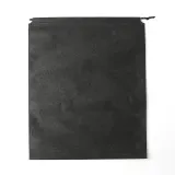 한쪽 스트링 부직포 파우치 20p세트(44x53cm) (블랙)