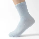 베이직 여성용 중목 양말 5켤레(블루) 면양말