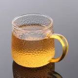파인 내열 유리컵(350ml) 카페 글라스잔