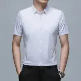 반팔 카라 셔츠 남성 캐주얼 남방 여름 브이넥 반소매 상의