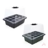 12구 모종박스 블랙