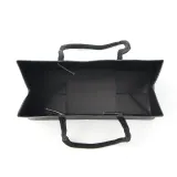 심플 무지 가로형 종이 쇼핑백 10p(15x12cm) (블랙)