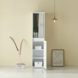 디포랙 거울형 슬림 수납장 400