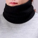 블랙 니트 넥워머 / 겨울 방한 목토시