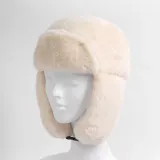 풍성한 귀달이 군밤모자(아이보리)/ 방한 트루퍼햇