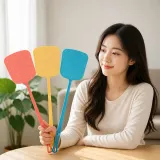 모기채 파리채 파스텔톤 PP 소재 걸이형 해충 방제 도구