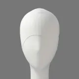 웨이브 실리콘 수영모 실내수영장 물놀이 수모 화이트