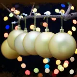 골드 무광볼 6p세트(8cm) 트리 장식볼
