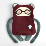 코지몽이 와인 쿠션담요 /차량 무릎담요