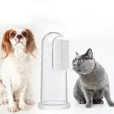 반려동물 실리콘 칫솔 강아지 고양이 펫 애견