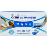 일회용 비닐장갑 100매 조리용 위생장갑 중형