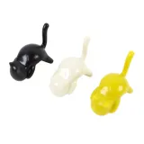 고양이 꼬리 가방걸이 행거 화이트
