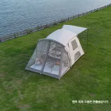 대형 6~8인용 힐링캠핑 원터치 방수 텐트