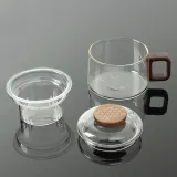 클래식 내열유리 티머그 200ml 미니 손잡이 유리컵