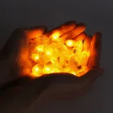 빛나는 파티 LED 총알 풍선 조명 주황색 50개 벌룬라이트