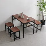 디포랙 스틸 프레임 4인 식탁 1100