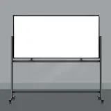 포커스월 360도회전 이동식 양면 화이트보드(180cmx90cm)
