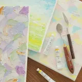 (솜씨키트) 캔버스에 꽃을 피우다 나이프 페인팅 DIY 키트