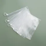 투명 슬림 지퍼 파우치 슬라이드 방수파우치 10p세트