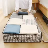 패브릭 언더베드 리빙박스 침대밑수납 이불 옷보관