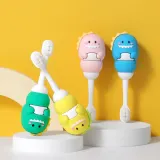 유아칫솔 아기공룡 어린이 만모 칫솔 0-3세 유아 초연모 소두 나노 칫솔 공장