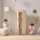 디포랙 4단 회전 책장 D5092