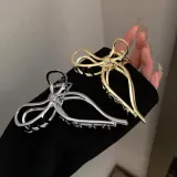 러블리 리본 헤어 올림머리 집게핀 머리핀 헤어핀