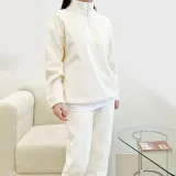 여자 기모 집업 조거세트 워크웨어 조거팬츠 허리밴딩