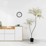 컬러 남천죽 조화 + 블랙 기본 화분B (160cm)