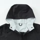 트렌드 남녀공용 바람막이 레인코트(XL) (블랙) 우비