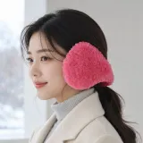 뽀송 털 귀마개(핑크) 겨울용 털귀마개 No451