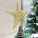 샤인스타 LED 트리 탑별 장식 골드 트리 오너먼트
