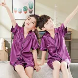 파자마 아동 반팔 실내복 주니어 초등 어린이 순면 학생 초등학생