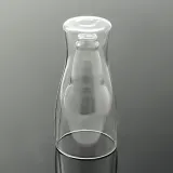 거꾸로 이중유리 맥주컵 내열유리 음료 물컵
