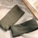 골지 면 세안 헤어밴드 와이드 반다나 머리띠 골지헤어밴드 운동용헤어밴드