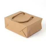 심플 무지 가로형 종이 쇼핑백 10p(15x12cm) 크라프트