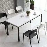 디포랙 스틸 프레임 카페 테이블 1400