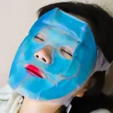 얼굴 찜질팩 냉온 아이스 찍찍이 부착식