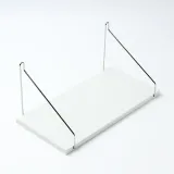 공간데코 벽선반(30x15cm) (화이트) 무타공 우드선반