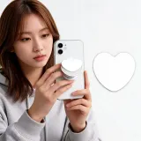 휴대폰거치대 하트 인쇄판 사무실 데일리 미니멀 감성 베이직 스타일